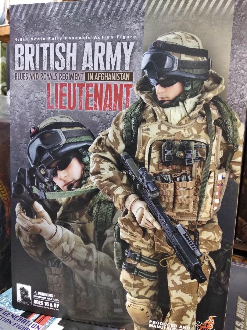 全新1:6 Hottoys BRITISH ARMY Lieutenant, 玩具收藏品, 手辦及模型