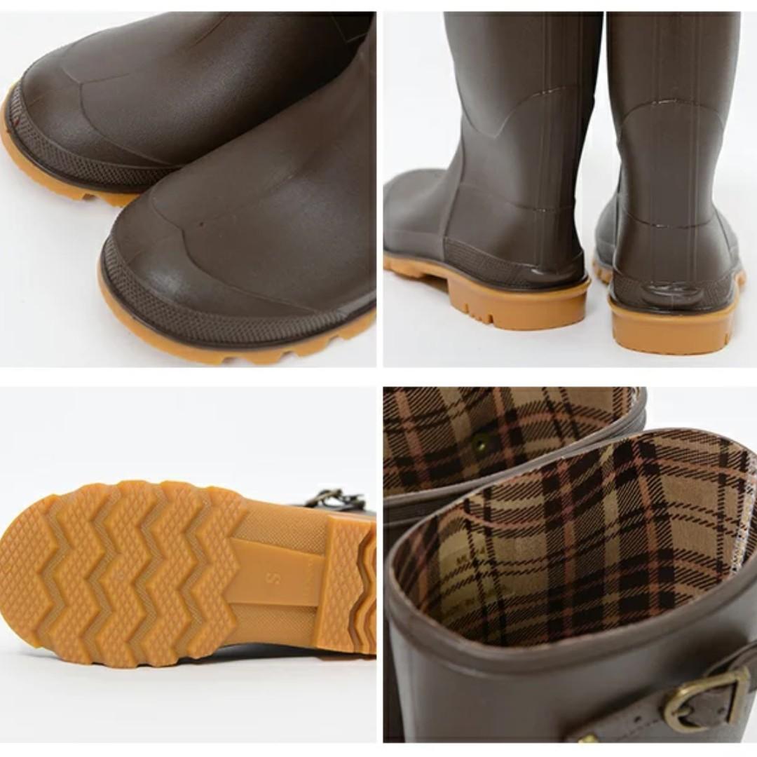 【預購】日本 | 女品：PVC＊雨鞋/女鞋(尺寸：22.5-24.5(詳細規格請見商品圖唷))_免運。, 名牌精品, 精品配件在旋轉拍賣