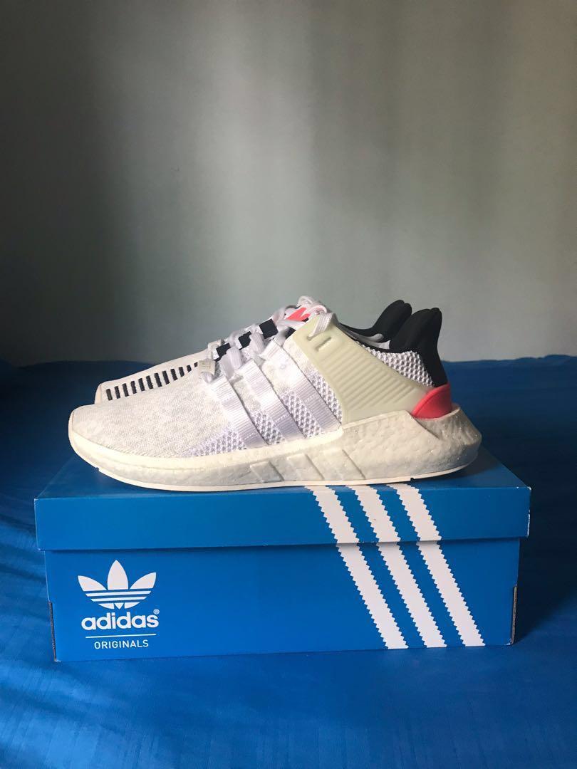 Eqt support 93/17 white pink hot sale