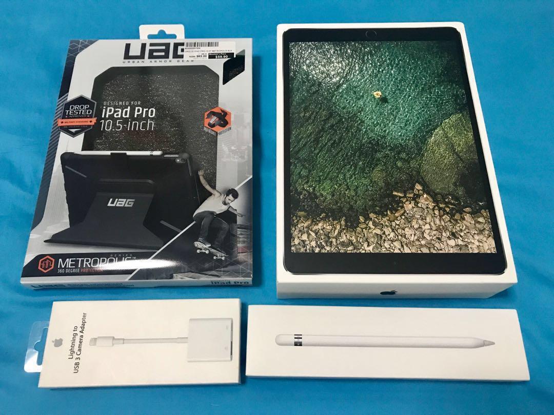 Apple Ipad Pro 10 5 Apple Pencil Uag Case Last Price Mobile Phones Tablets Tablets On Carousell