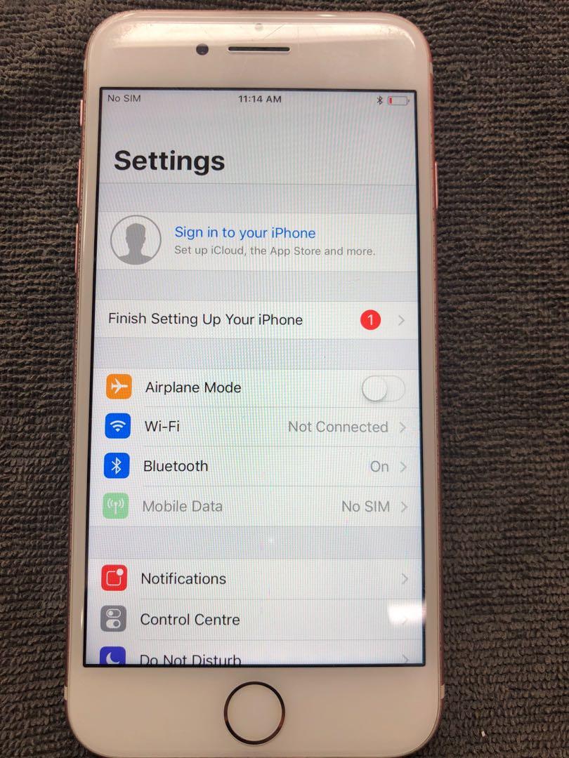 apple iphone 7 128gb rose gold lcd small white dot only
