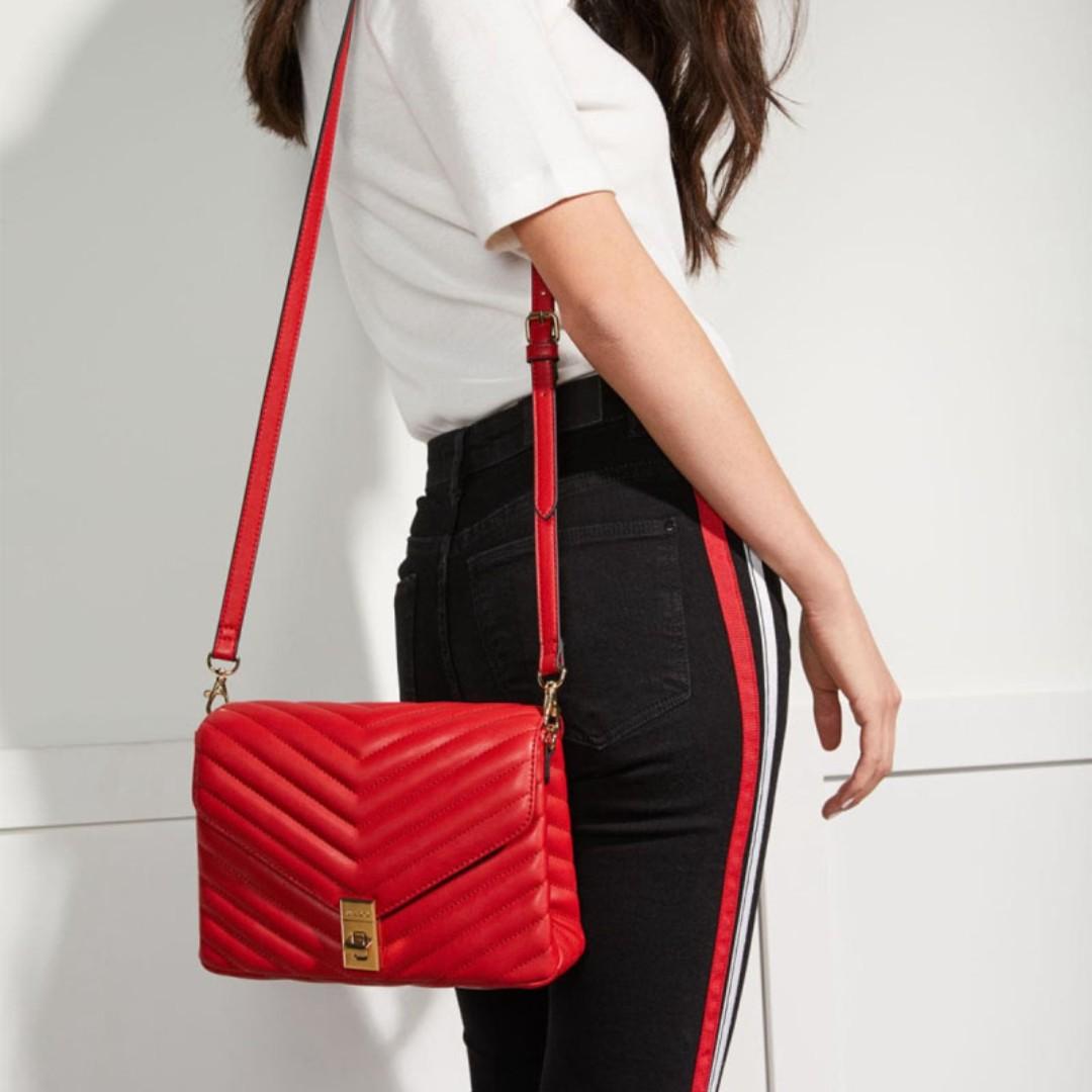 Aldo red crossbody on sale bag