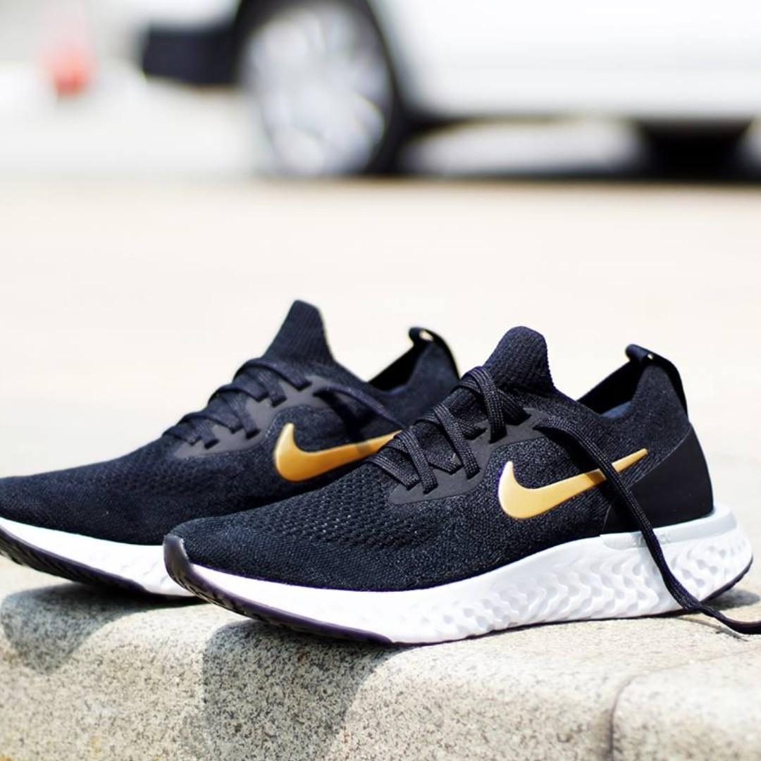 nike epic react flyknit gold