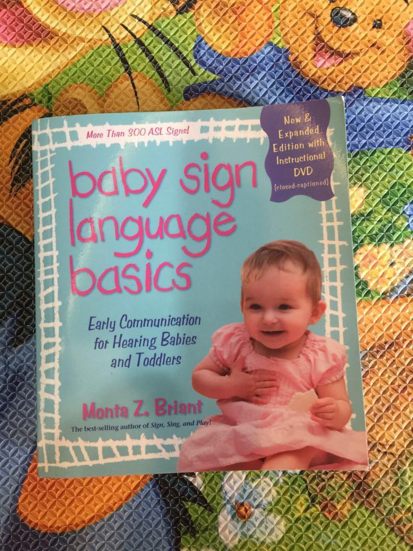 Baby Sign Language Basics Book Babies Kids Toys Walkers On