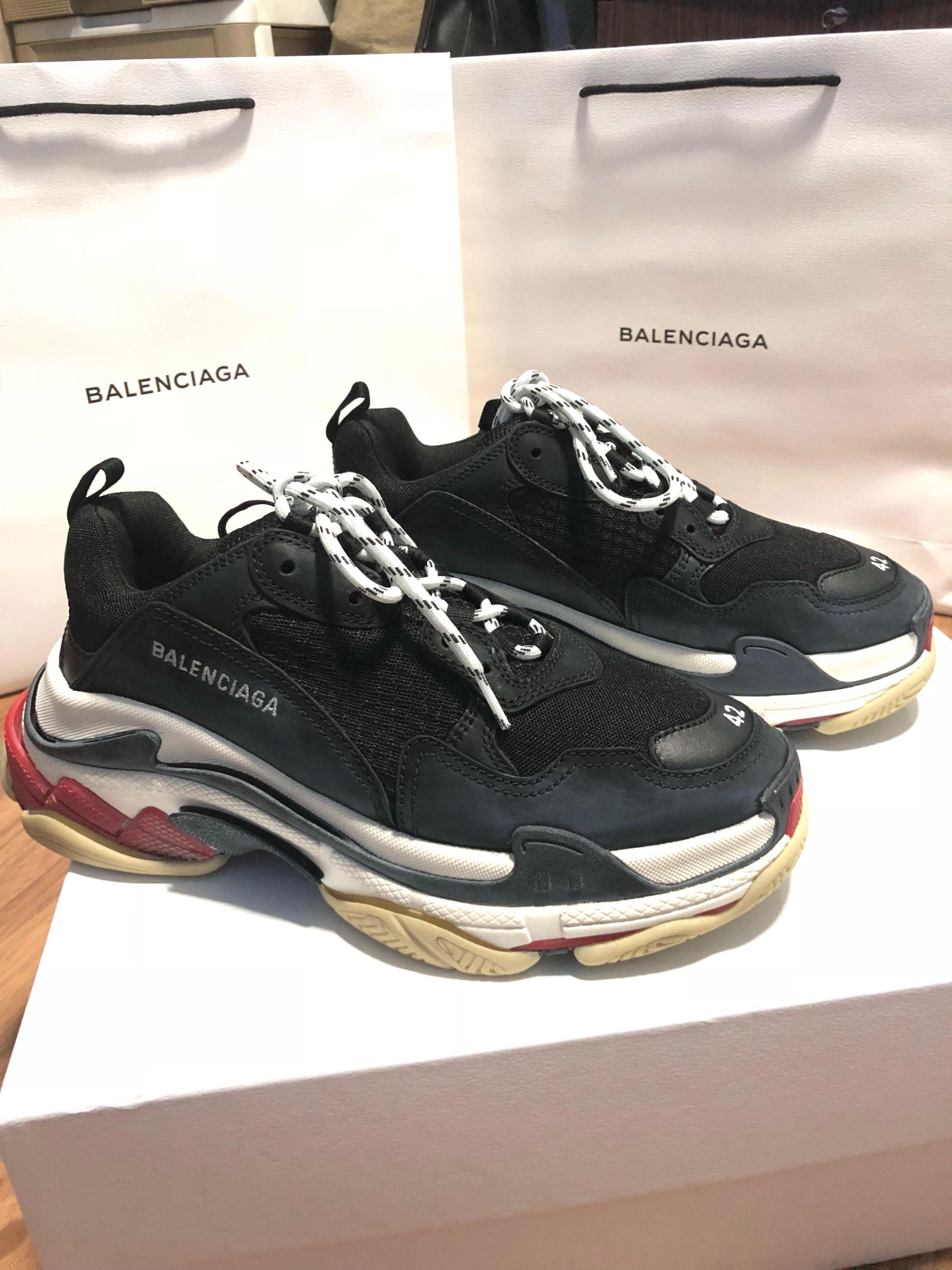Balenciaga Triple S Men S Fashion Footwear Sneakers On Carousell