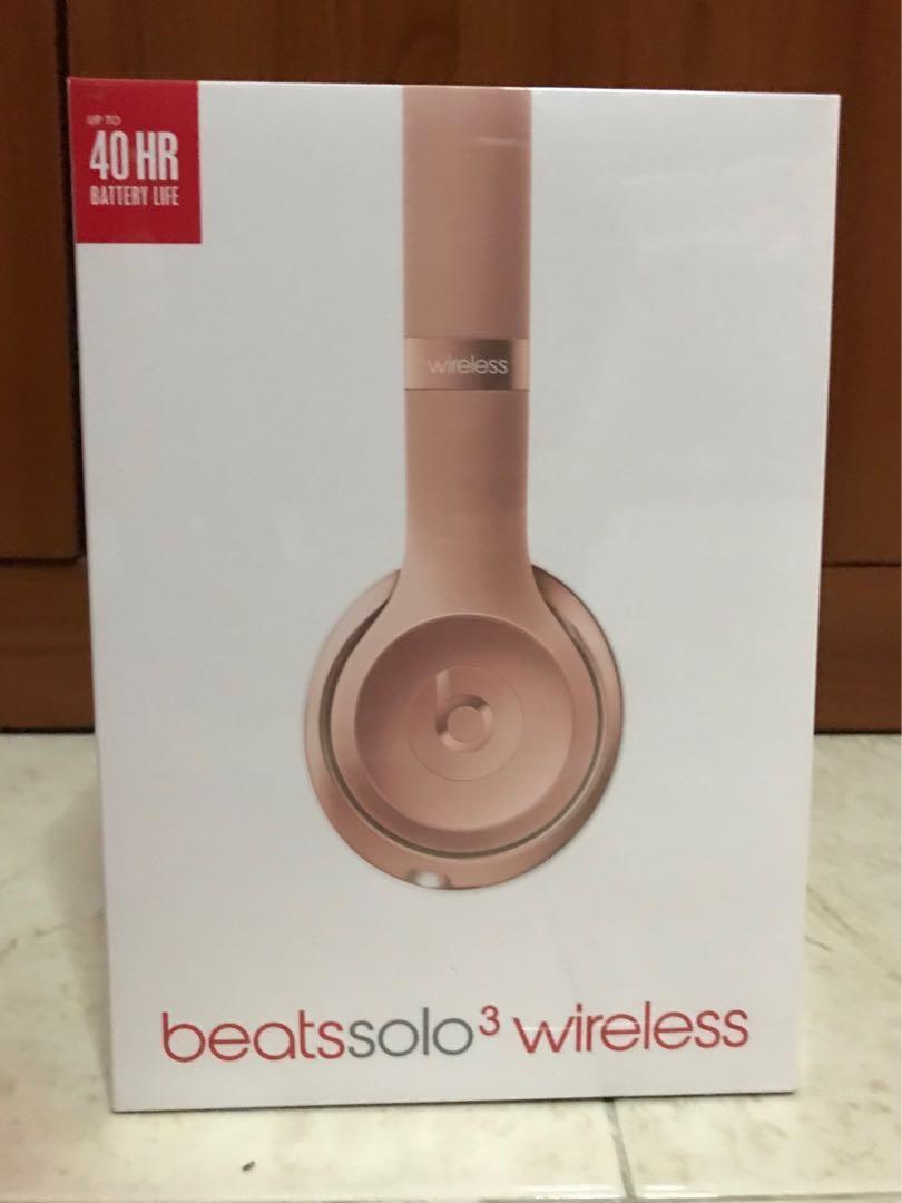 Beats Solo 3 Wireless Rose Gold Electronics Audio On Carousell