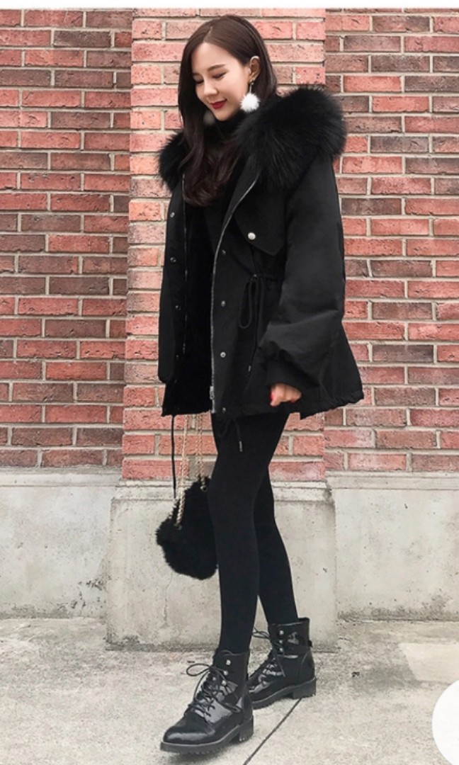 Coat Jacket with fur lining 