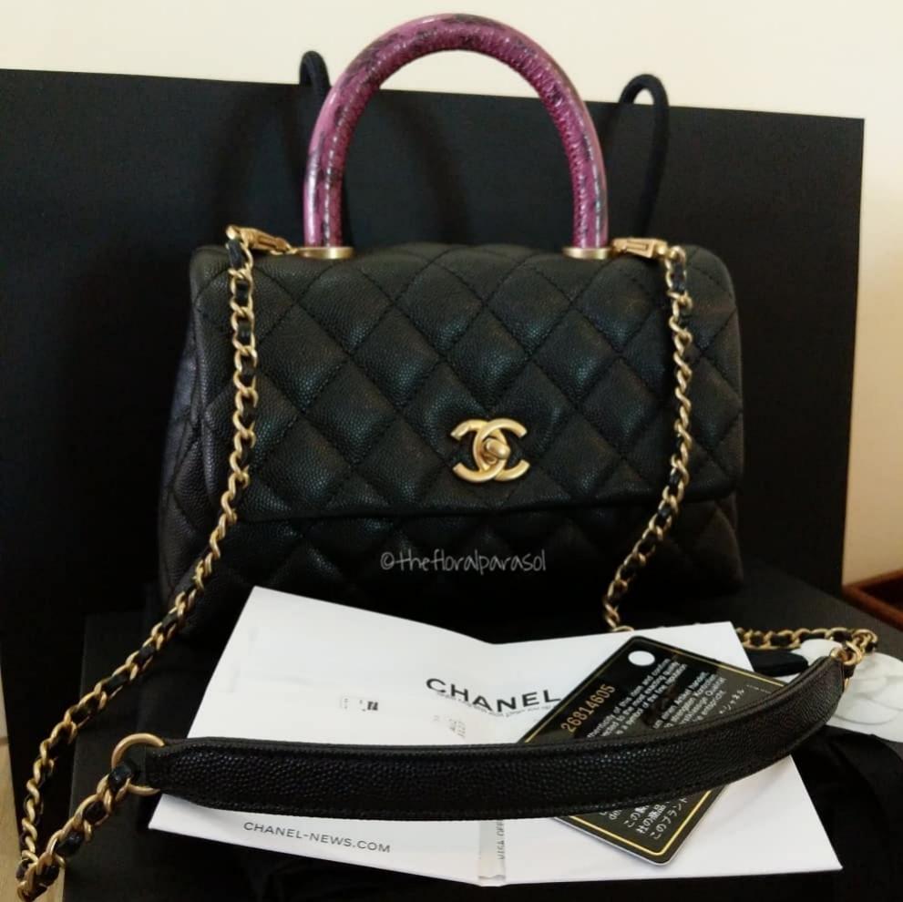 Chanel coco handle snakeskin Clearance