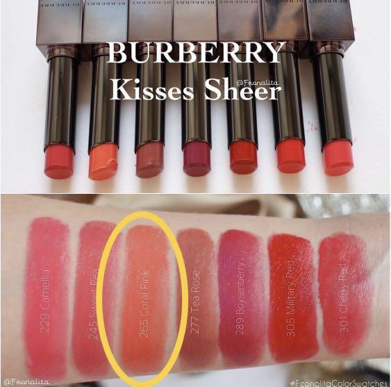 Burberry Kisses Sheer, Coral Pink 