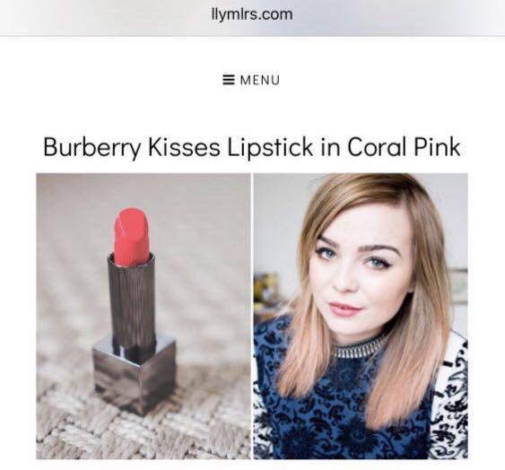 Burberry Kisses Sheer, Coral Pink, Beauty & Personal Care, Face, Makeup on  Carousell