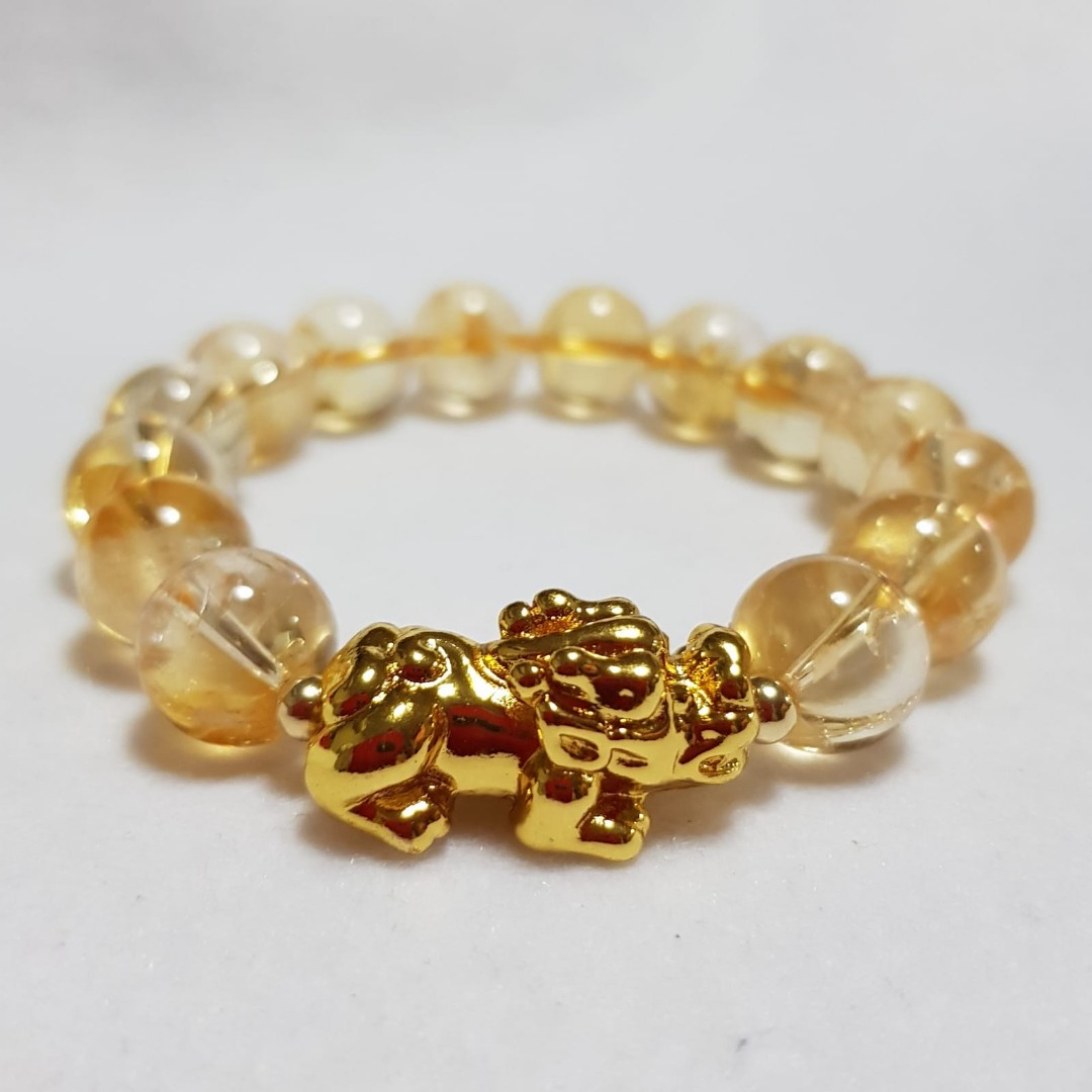 Citrine pixiu bracelet cheap