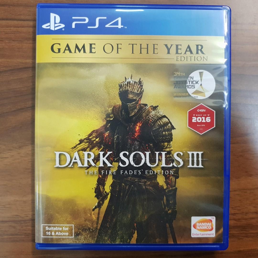 Dark Souls 3 Fire Fades Edition R3 Toys Games Video Gaming Video Games On Carousell