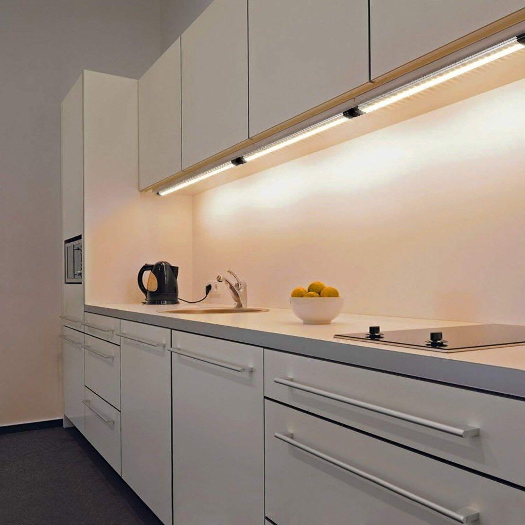 Albrillo under cabinet lighting 2025 dimmable under counter led