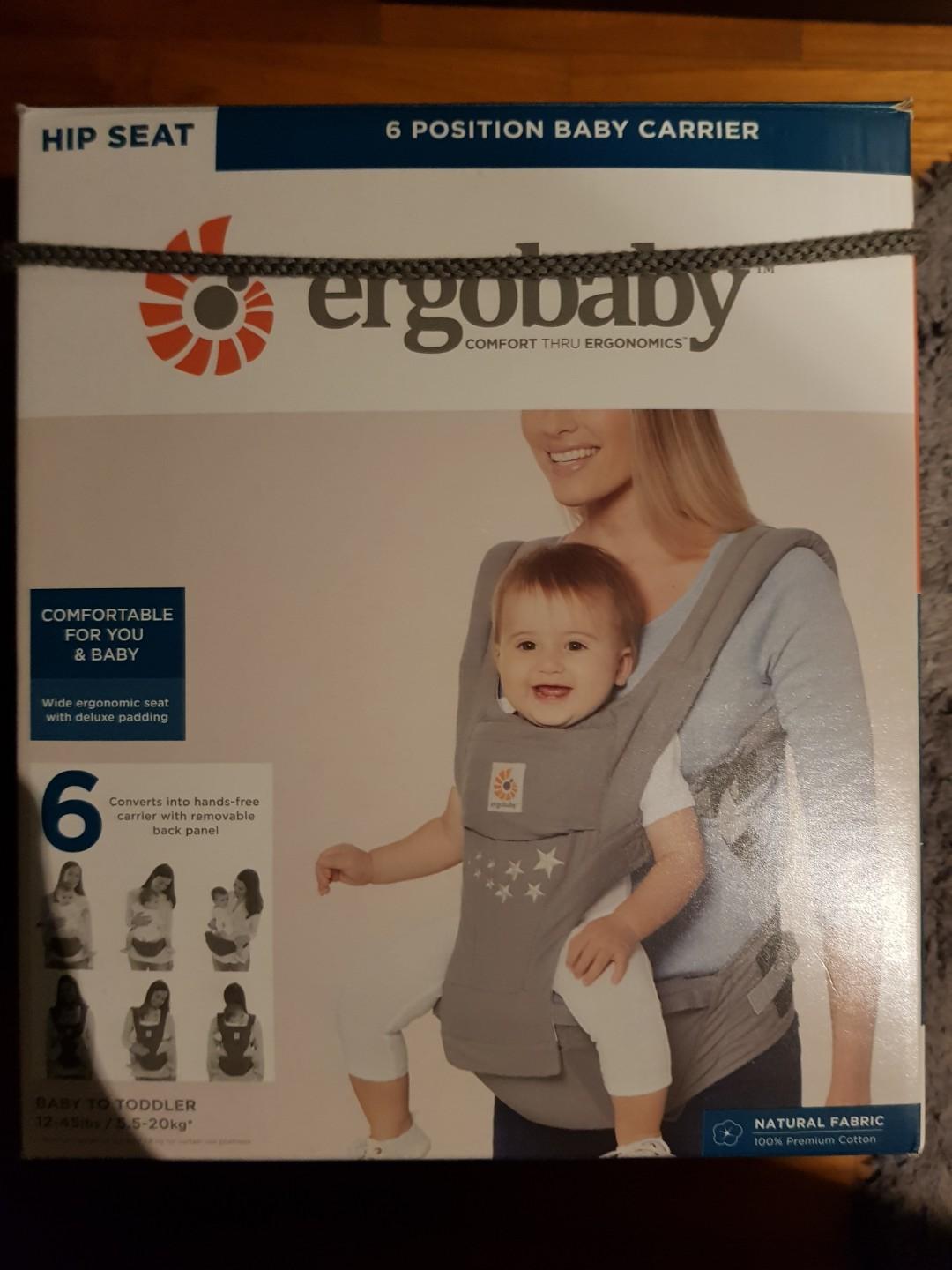 Ergo baby carrier hip position sale