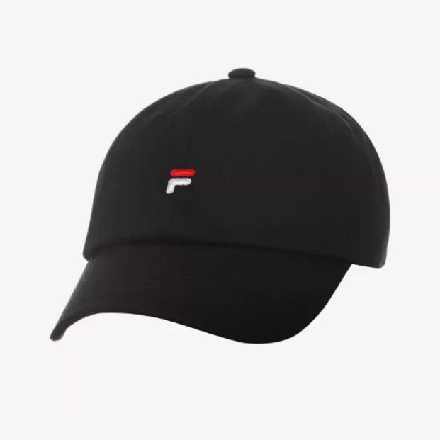 Black outlet fila cap