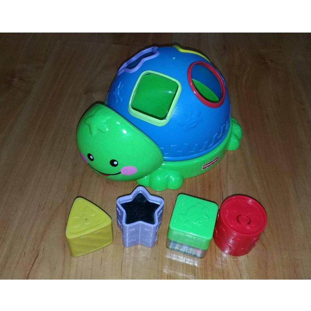 FisherPrice Friendly Firsts Turtle Shape Sorter, Babies & Kids, Infant Playtime on Carousell