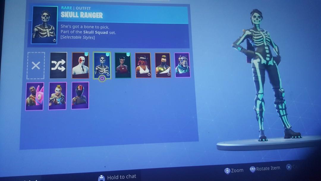 Fortnite Account Skull Ranger Video Gaming Gaming Accessories Game Gift Cards Accounts On Carousell