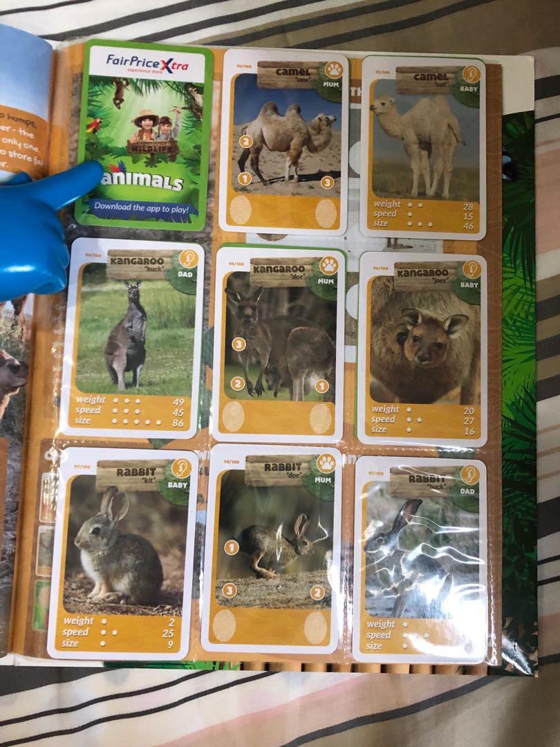 FREE: Fairprice Xtra Experience Wildlife Animals Cards, Hobbies & Toys,  Toys & Games on Carousell