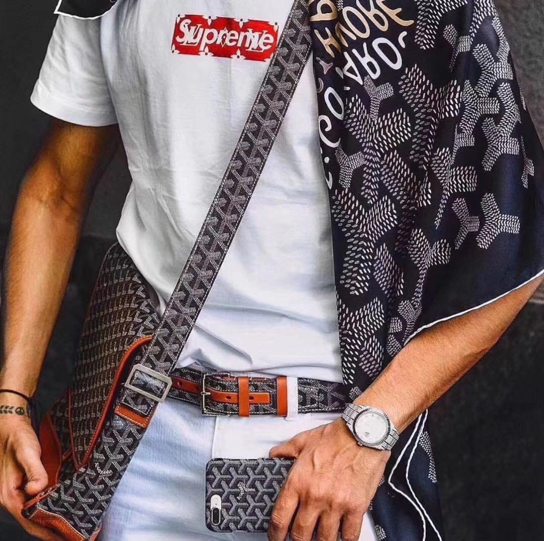 Goyard belt men top