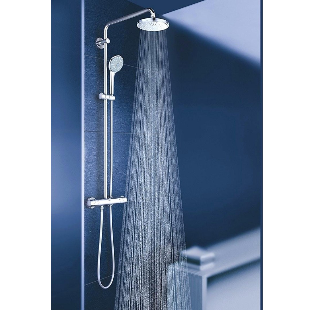Grohe Euphoria 180 E Rain shower system with thermostatic mixer