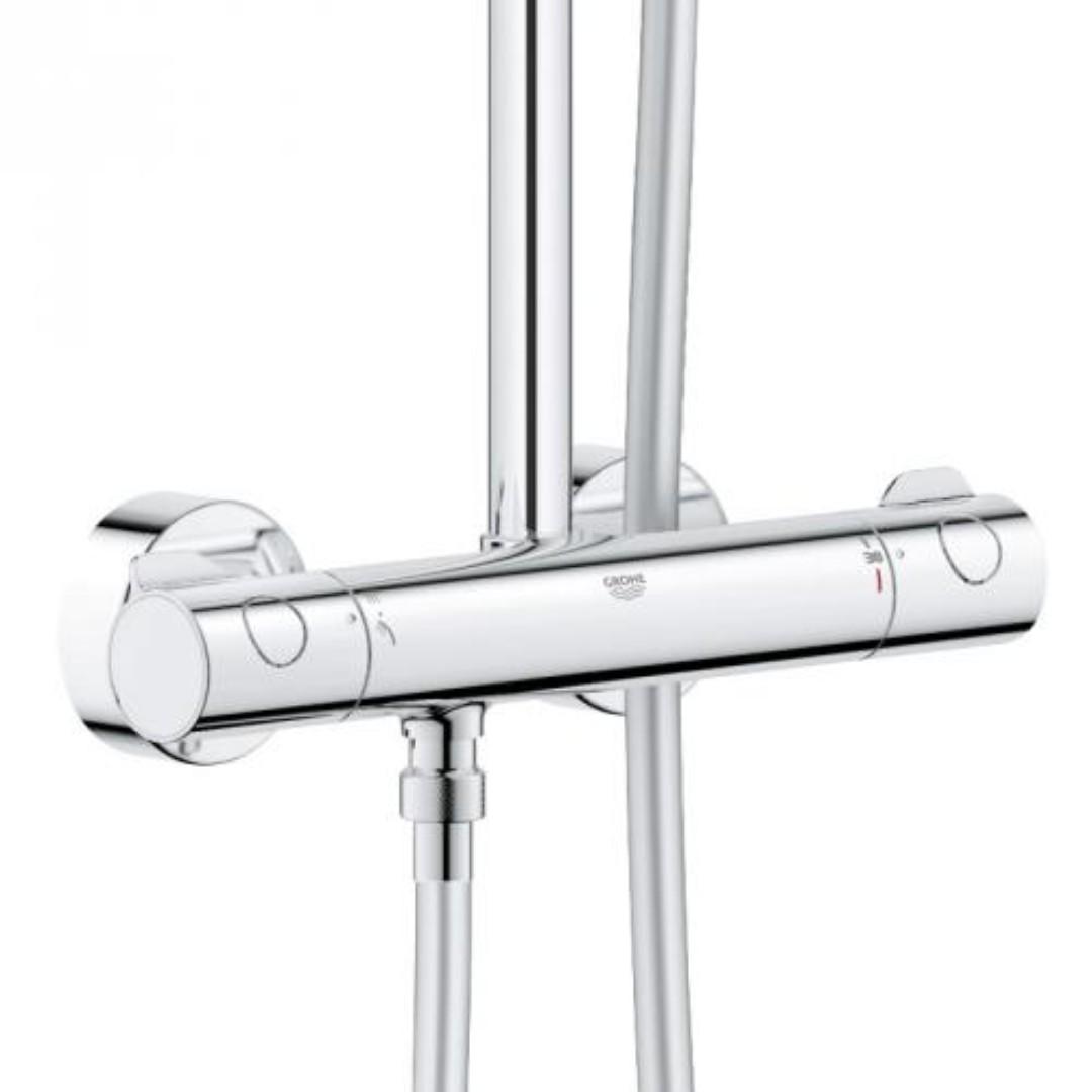 Grohe Euphoria 180 E Rain shower system with thermostatic mixer