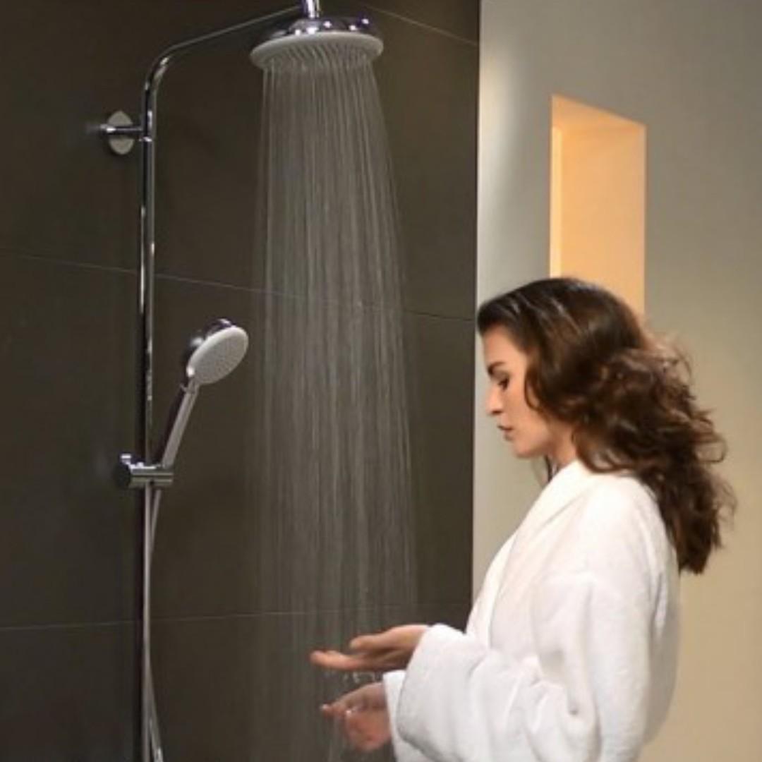 Hansgrohe Crometta 160 shower with single lever mixer hg27266400, Furniture & Home Living, Bathroom & Kitchen Fixtures on