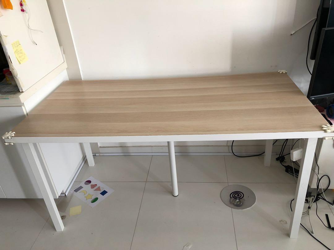 Ikea Big Table With 5 Legs Center Leg For Support Furniture