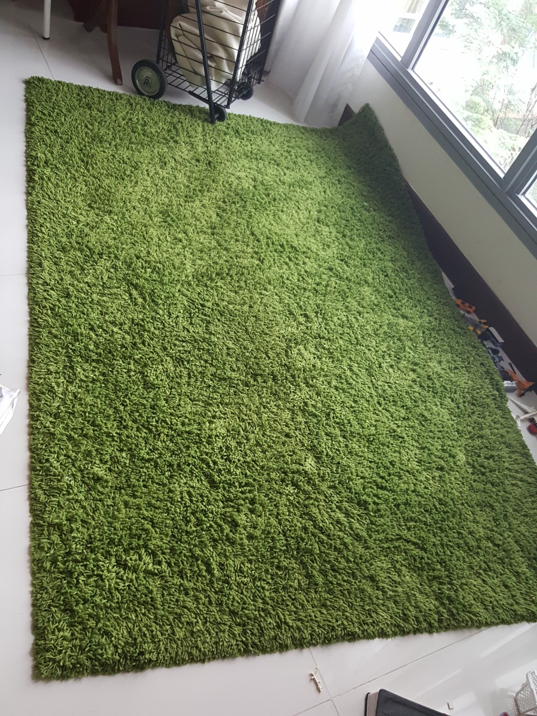Ikea Green Carpet, Furniture & Home Living, Home Decor, Carpets, Mats