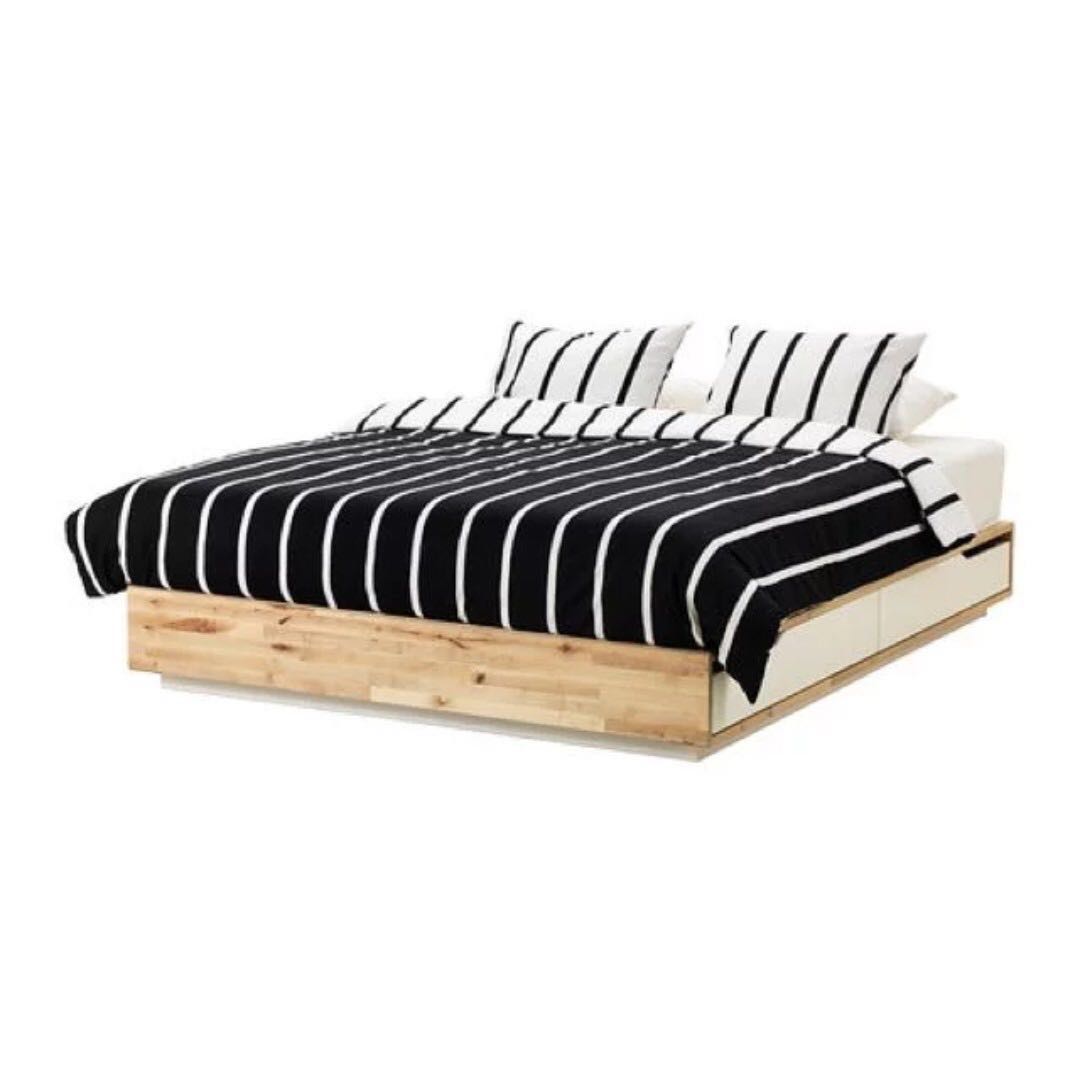 Mandal bed frame with storage deals