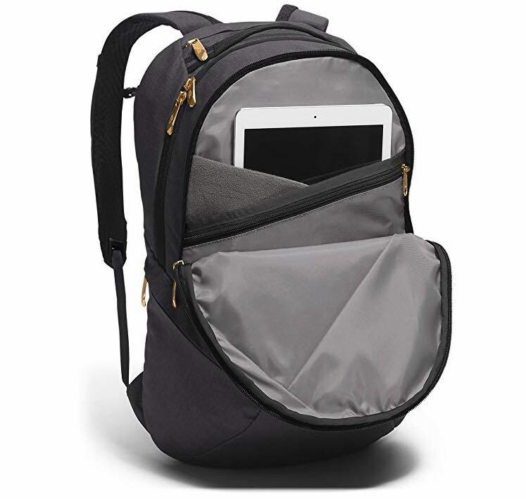 North face backpack hotsell rose gold zipper