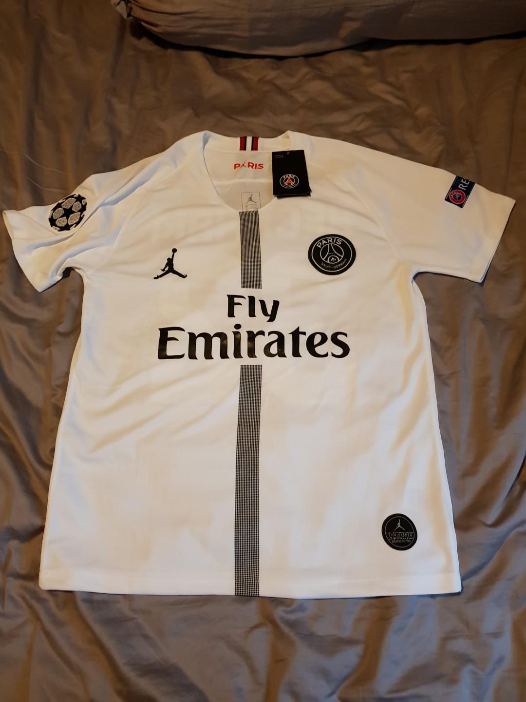 X Paris Saint-Germain Champions League Away Kit, Men's Fashion, on Carousell