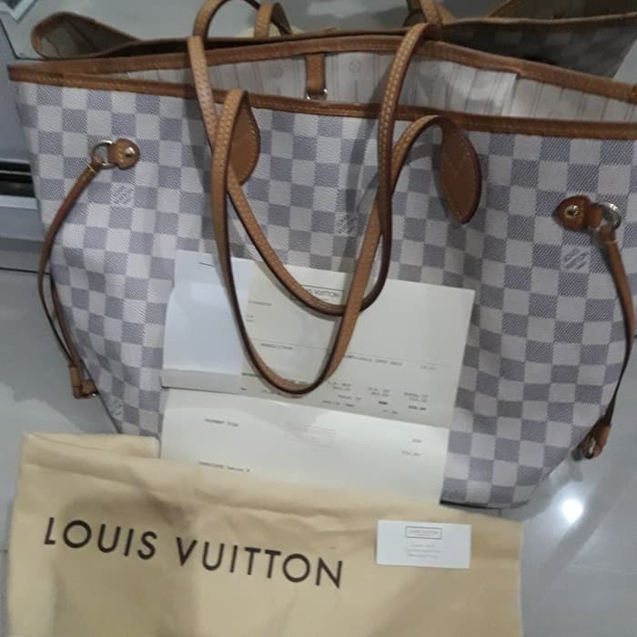 Jual Tas Louis Vuitton Neverfull PM Original Authentic Second LV