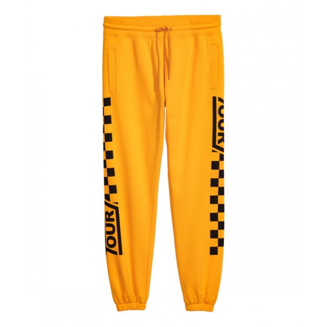 H&m yellow joggers hotsell