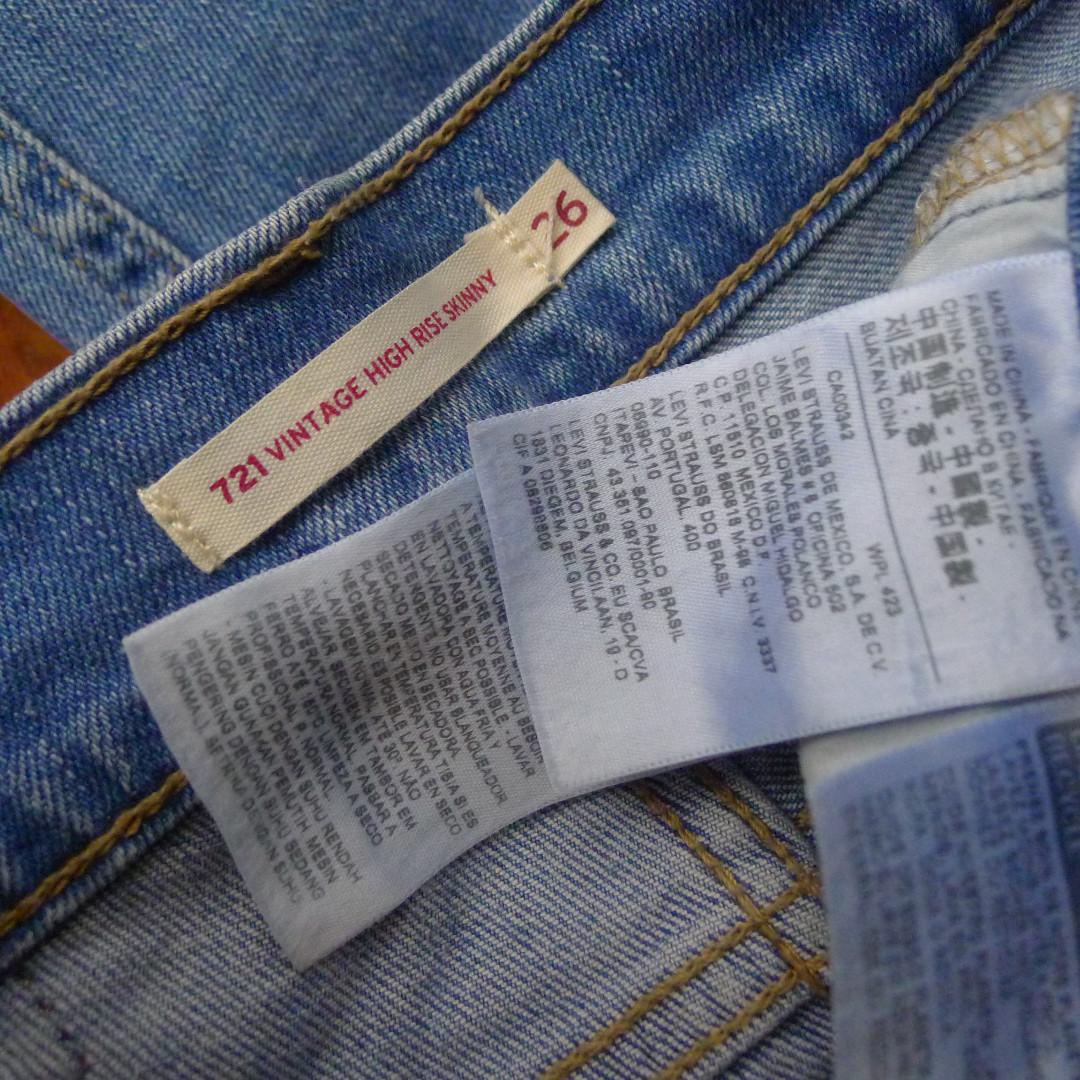 Orange tab 721 vintage high rise skinny jeans new arrivals