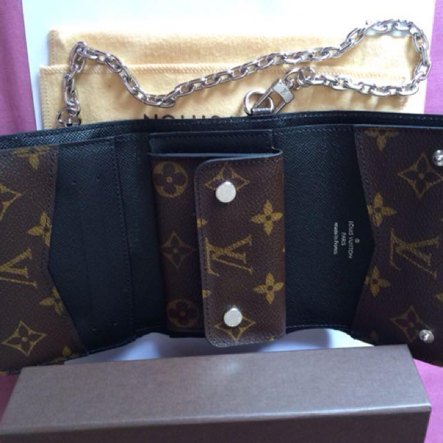 LV Monogram Macassar Chain Compact Wallet, Men's Fashion, Watches &  Accessories, Wallets & Card Holders on Carousell