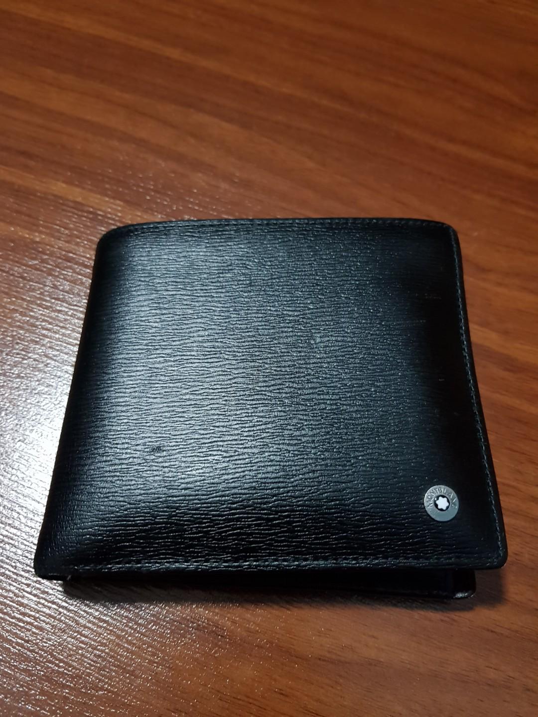 Mont Blanc Westside Wallet 4CC with Coin Case, Men's Fashion, Watches ...