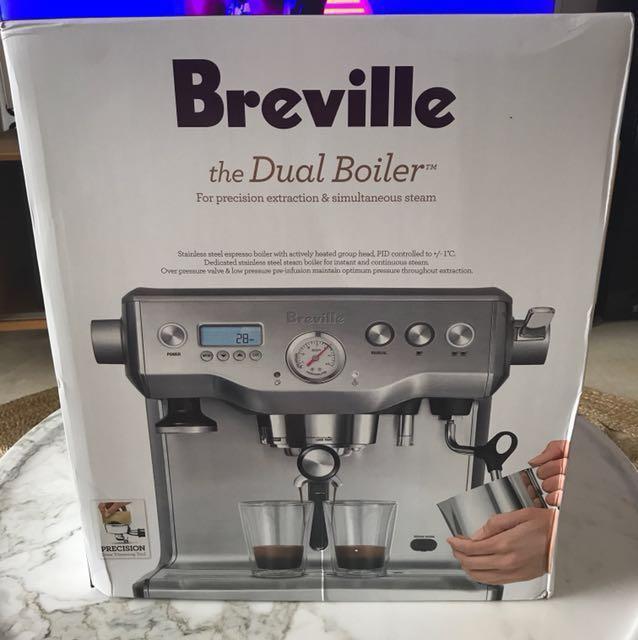 Breville Dynamic Duo Dual Boiler With Smart Grinder Applianceplus