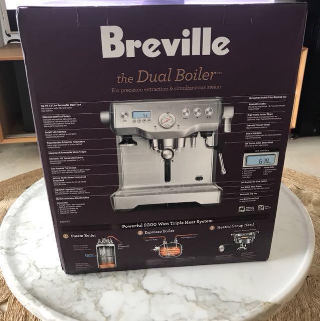 New Breville Dual Boiler (BES920) Espresso Machine, TV & Home Appliances, Kitchen Appliances