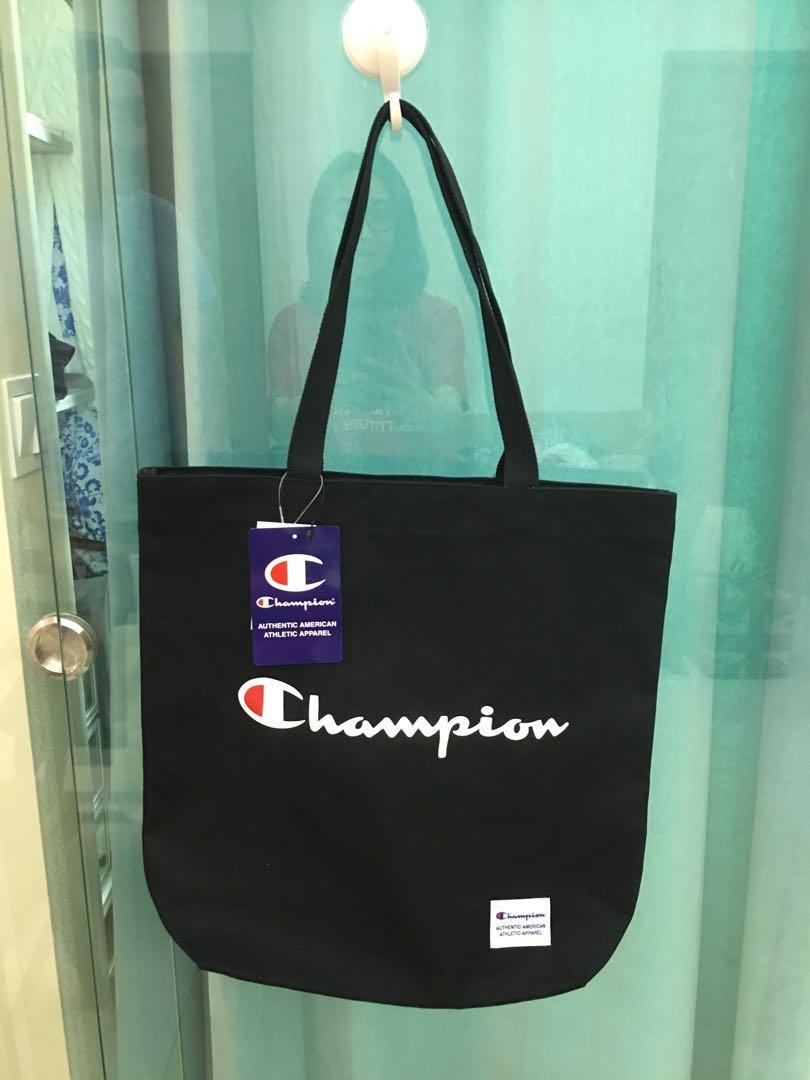 champion tote bag green