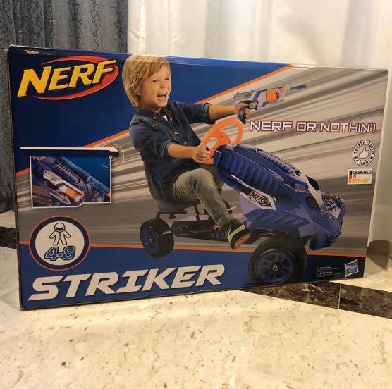 nerf striker pedal car