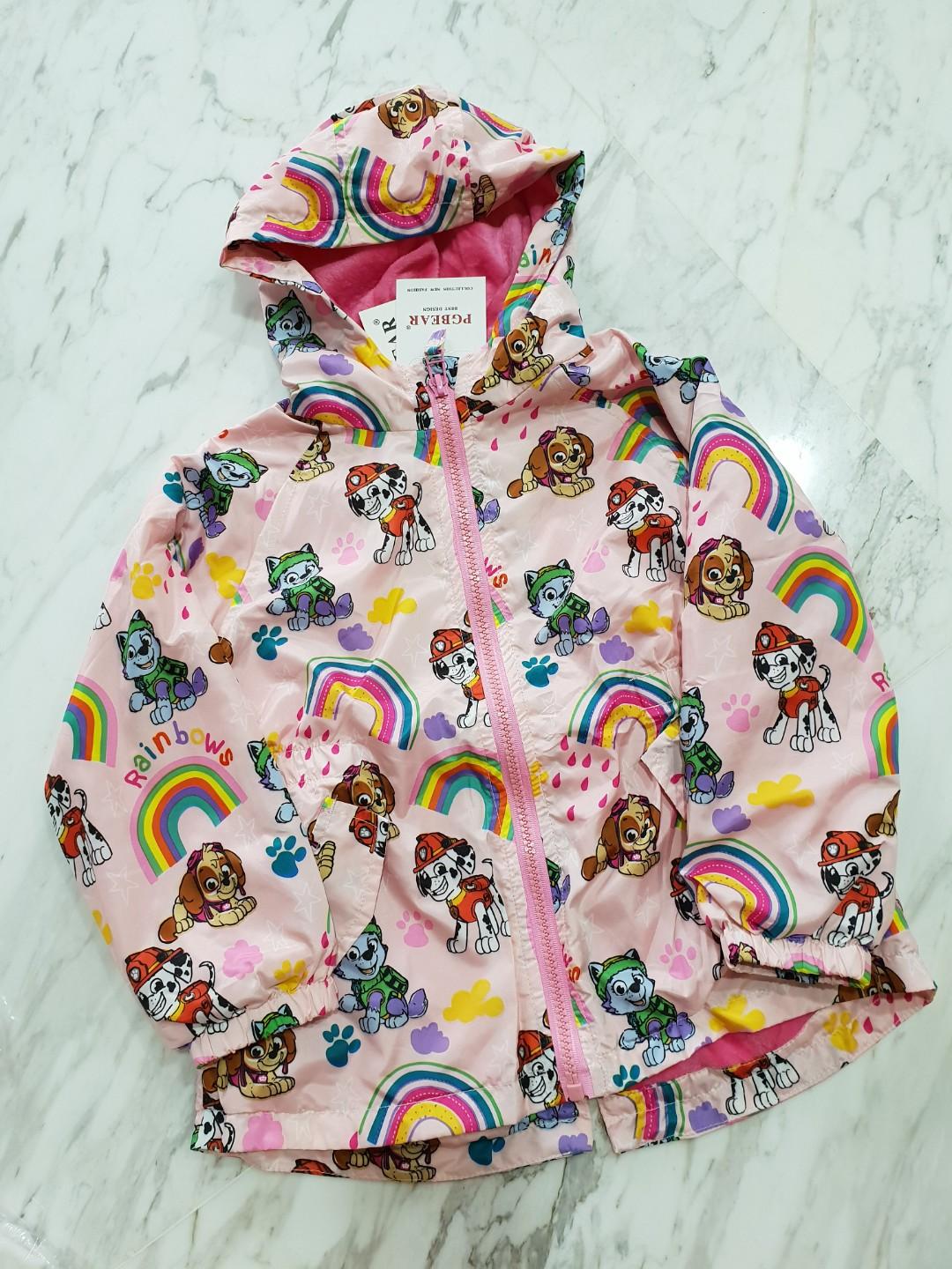 Paw patrol windbreaker for girls Babies Kids Babies Kids