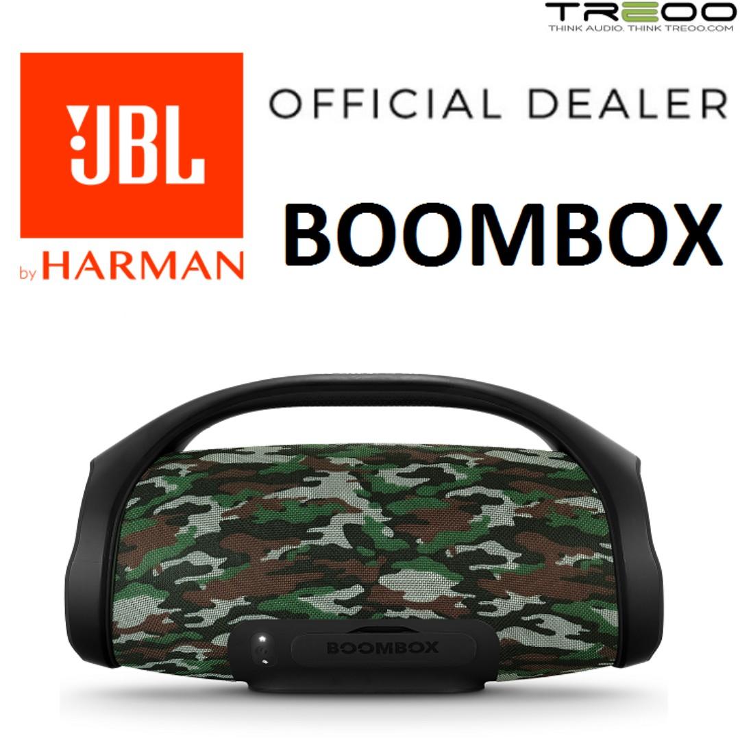 [Discontinued] JBL Boombox Waterproof Wireless Bluetooth Portable Speaker, Audio, Soundbars