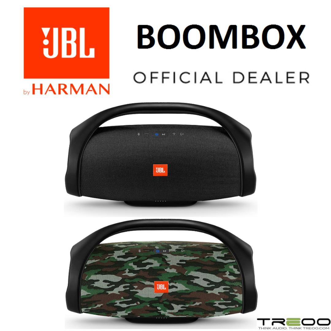 [Discontinued] JBL Boombox Waterproof Wireless Bluetooth Portable Speaker, Audio, Soundbars
