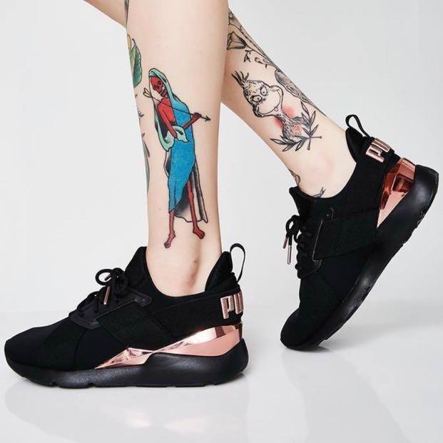 Puma muse gold rose new arrivals