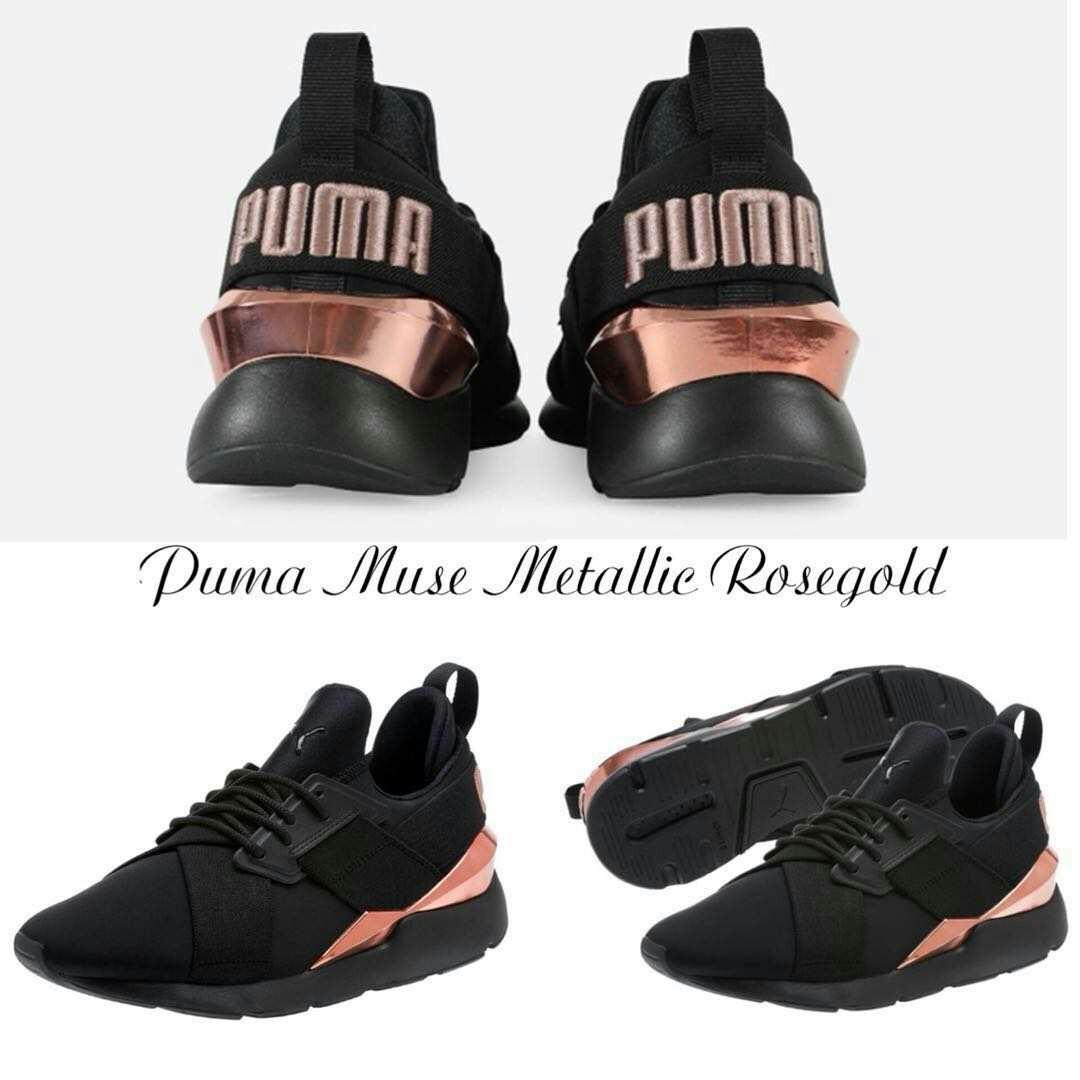 puma metallic muse rose gold