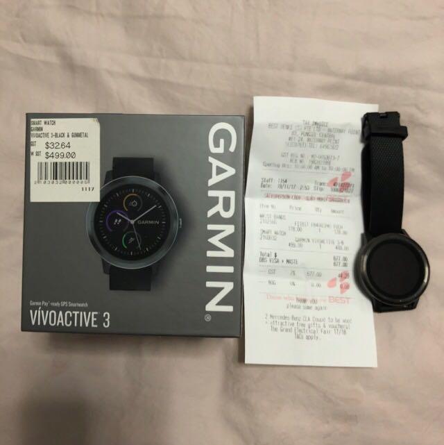 Garmin vivoactive 3 used hot sale