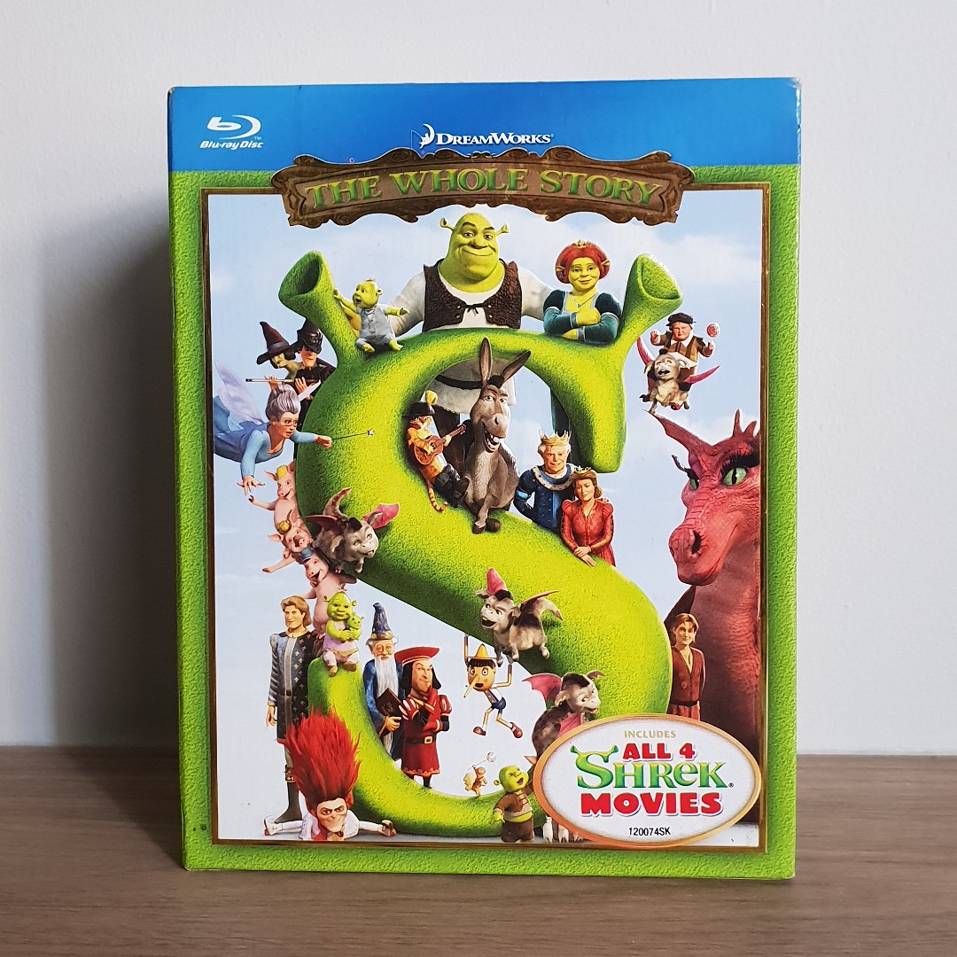 Shrek The Whole Story Box Set Bluray Music Media Cds Dvds