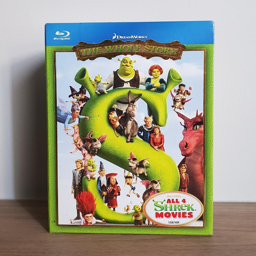 Shrek The Whole Story Box Set Bluray Music Media Cds Dvds