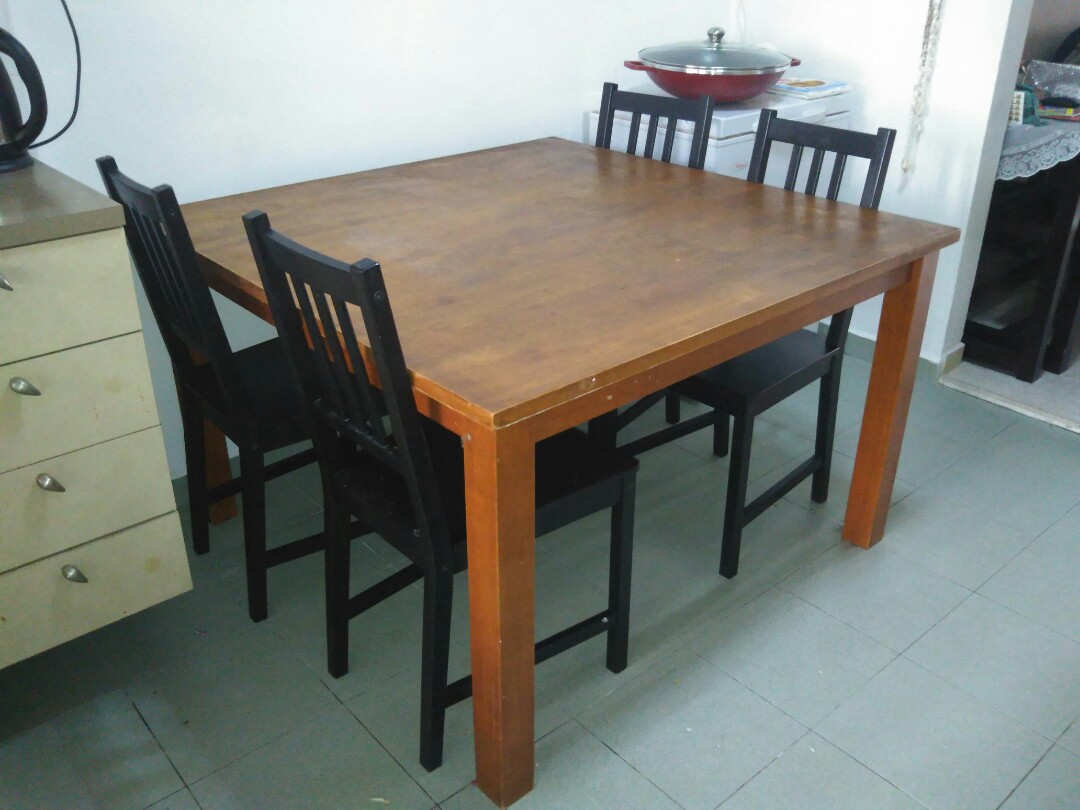 Solid Timber Dining Table Furniture Tables Chairs On Carou