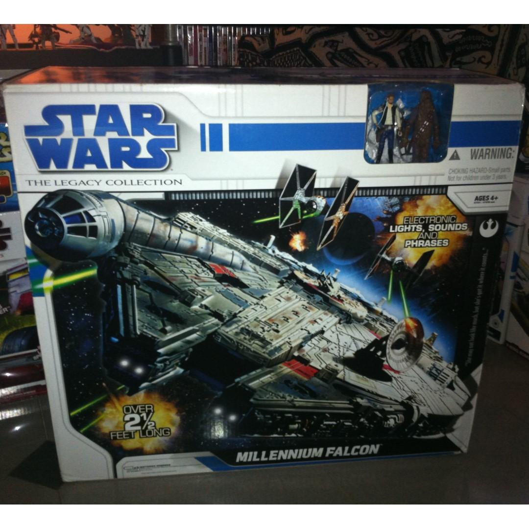 Star Wars Millenium Falcon 2 1 2 Feet Rare Toys Games